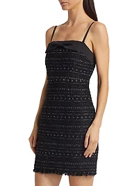 Mainline Galaxy Tweed Bow Dress