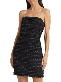 Mainline Galaxy Tweed Bow Dress