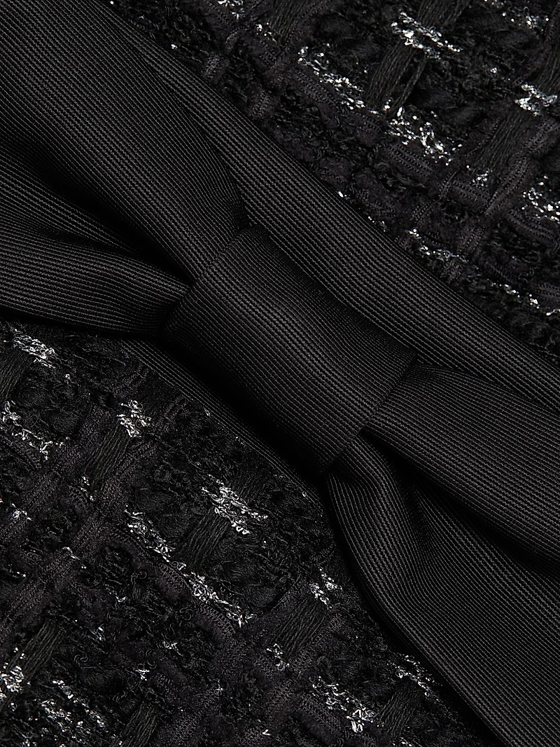 Mainline Galaxy Tweed Bow Dress