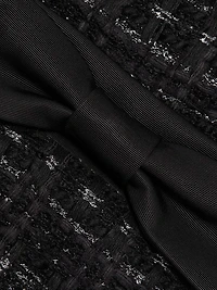 Mainline Galaxy Tweed Bow Dress