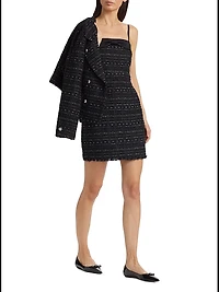 Mainline Galaxy Tweed Bow Dress