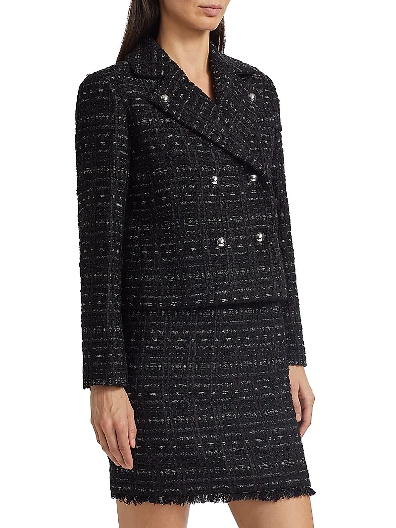 Mainline Galaxy Tweed Moto Jacket