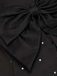 Mainline Mia Rhinestone Halter Minidress