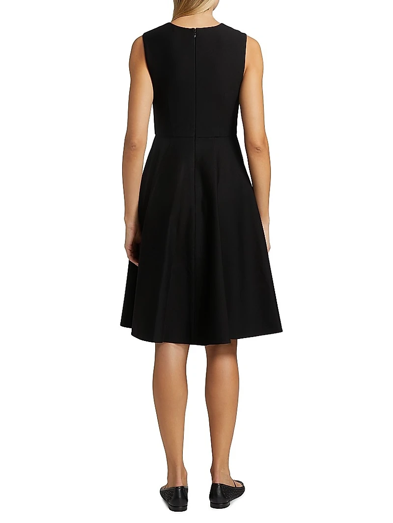 Mainline Ponte Fit-&-Flare Dress