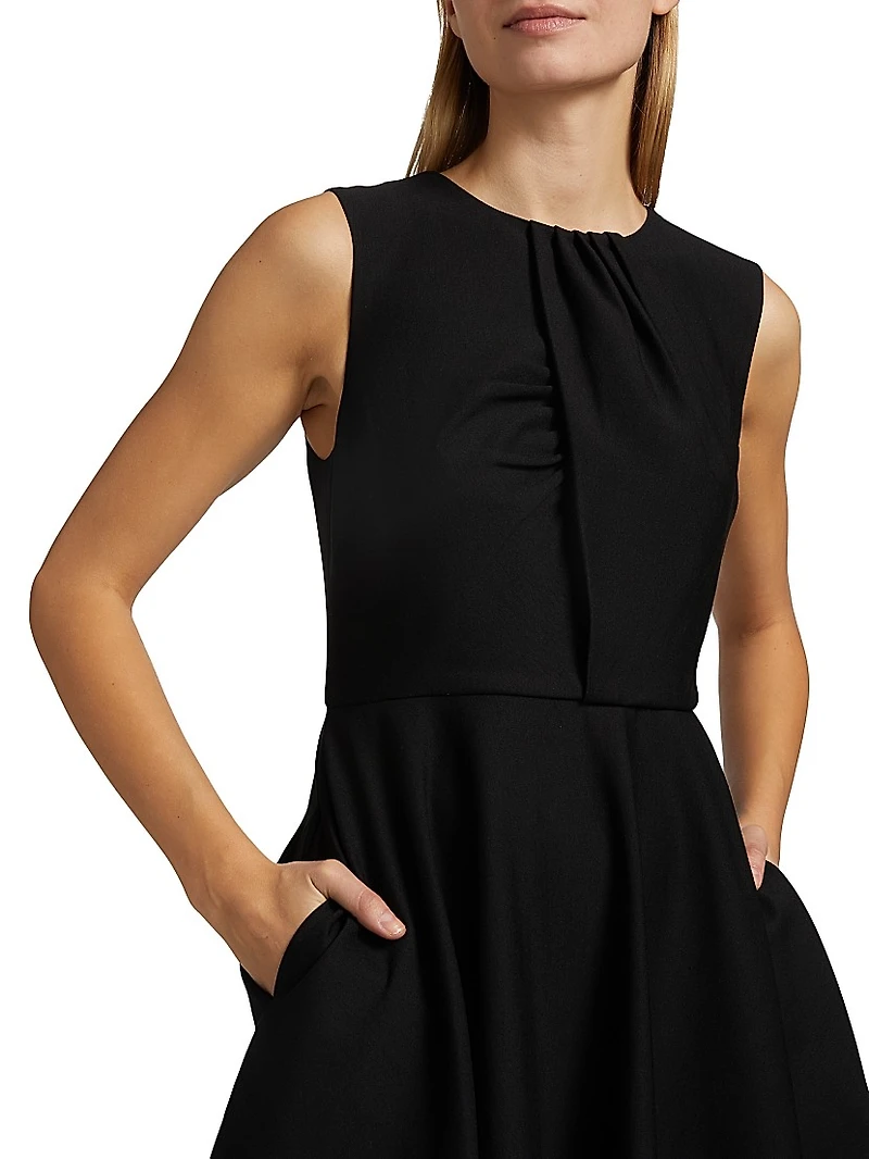 Mainline Ponte Fit-&-Flare Dress