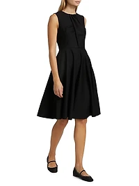 Mainline Ponte Fit-&-Flare Dress