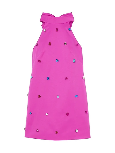 Mainline Mia Embellished Sleeveless Minidress