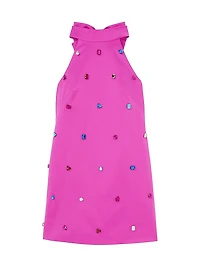 Mainline Mia Embellished Sleeveless Minidress