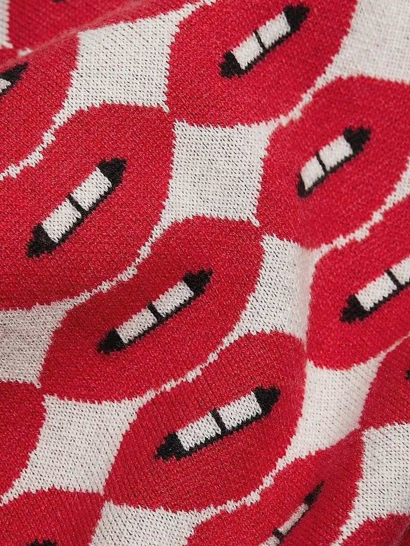 French Kissing The USA Crop Turtleneck