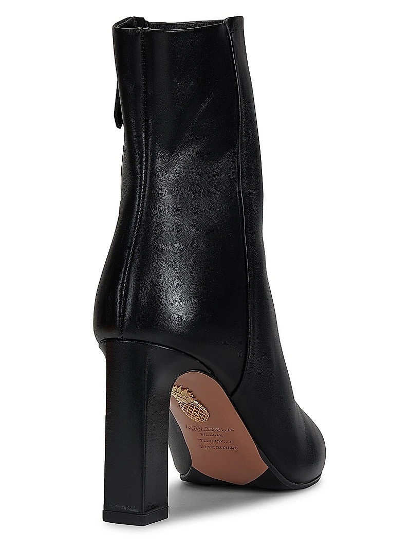 Sellier 85MM Leather Booties