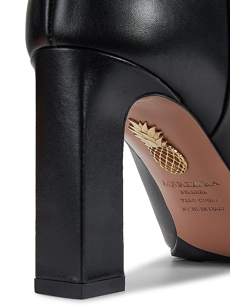 Sellier 85MM Leather Booties