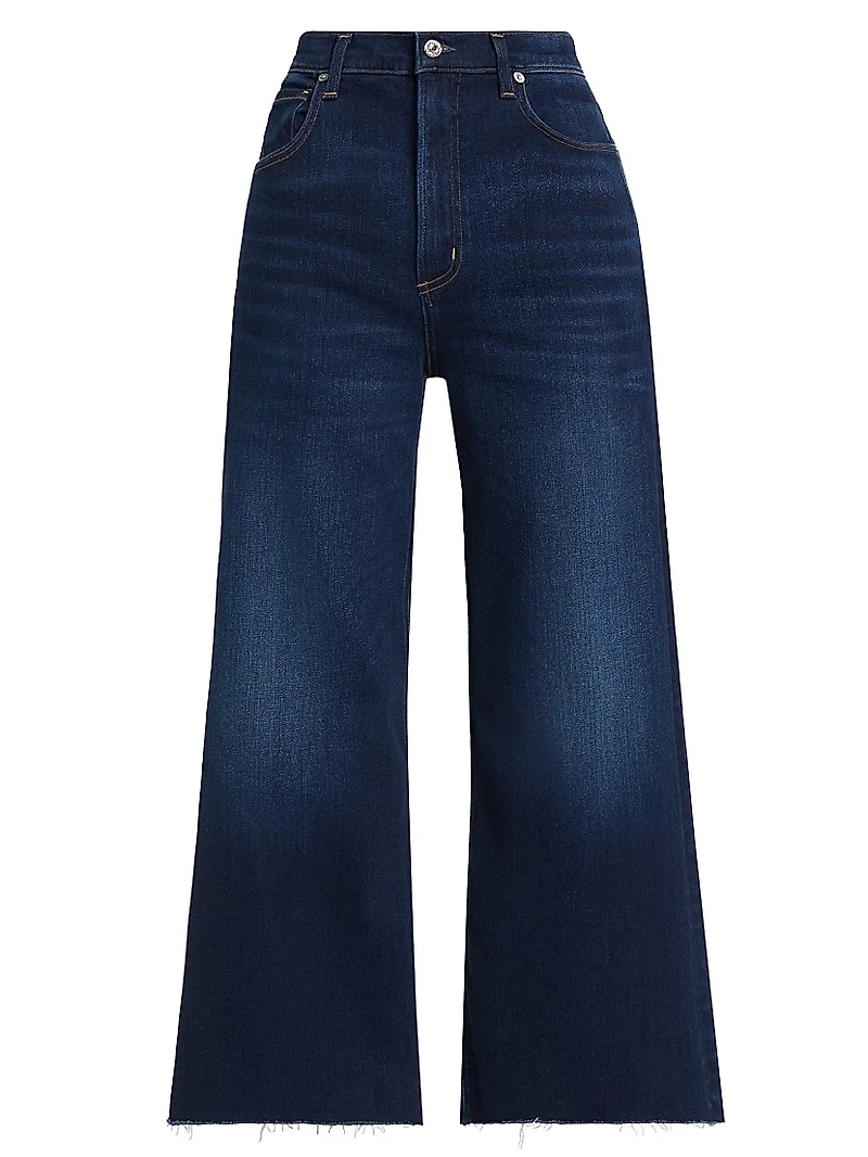 Lyra Wide-Leg Crop Jeans