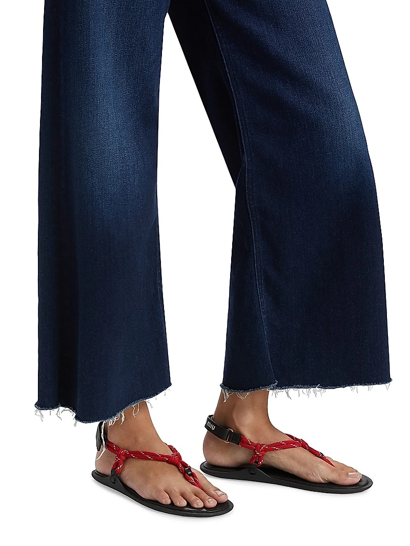 Lyra Wide-Leg Crop Jeans