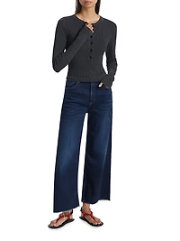 Lyra Wide-Leg Crop Jeans
