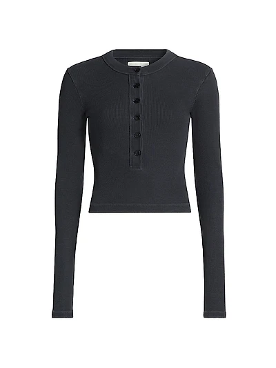 Varra Rib-Knit Henley