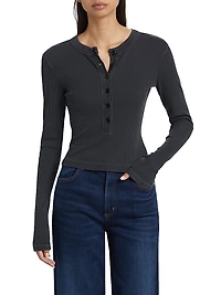 Varra Rib-Knit Henley