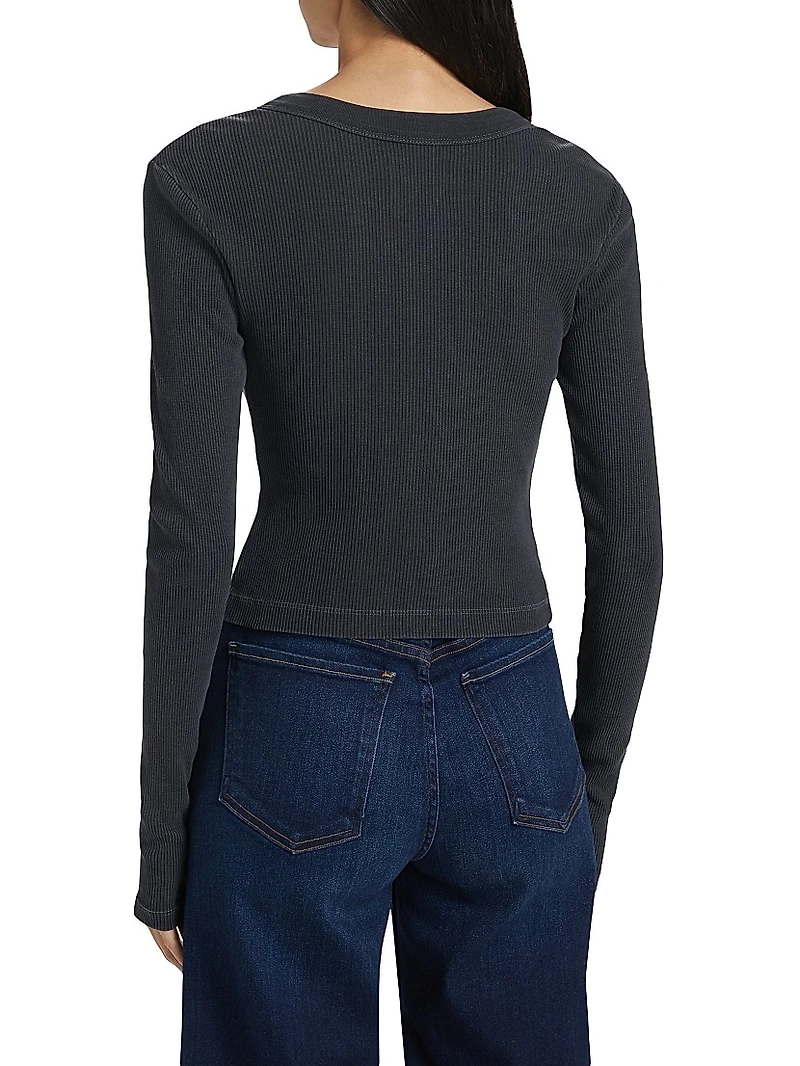 Varra Rib-Knit Henley