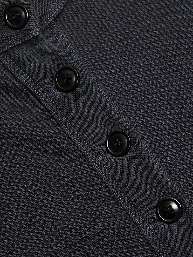 Varra Rib-Knit Henley