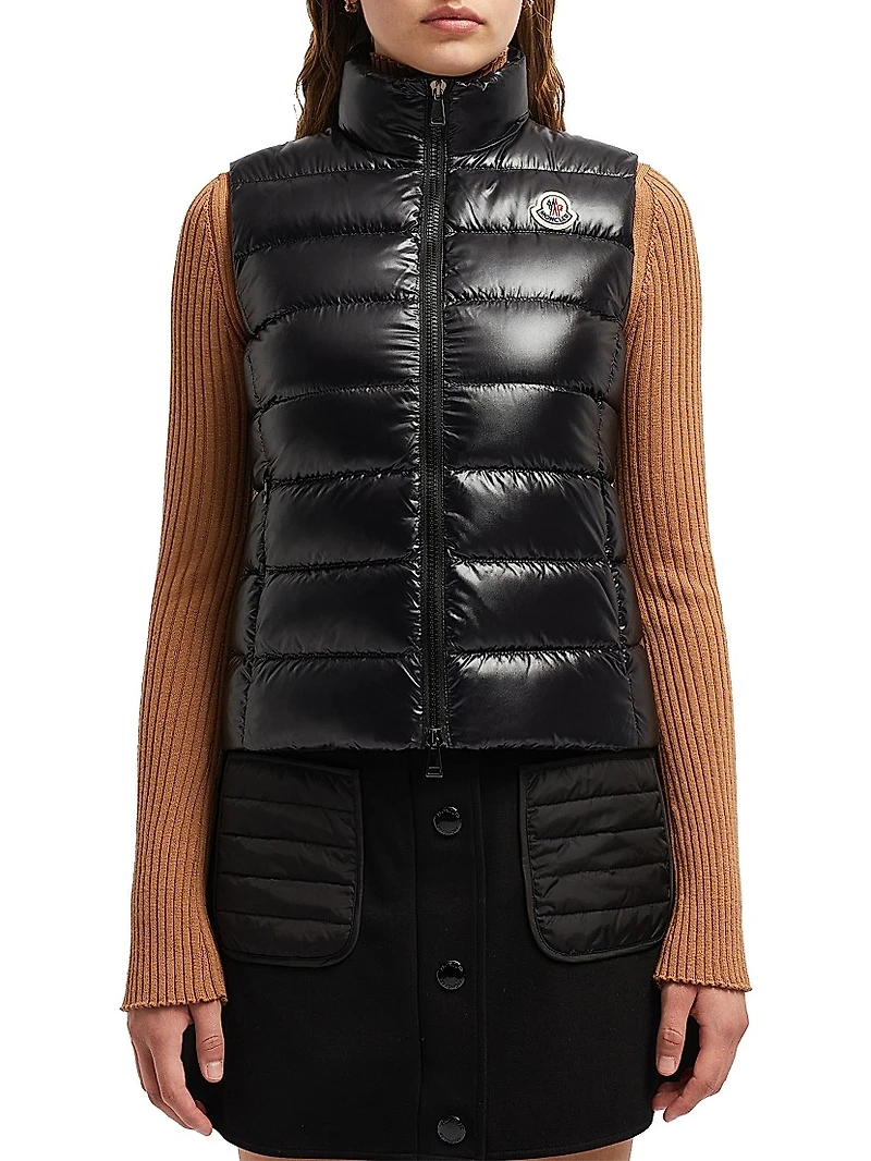 Ghany Zip Up Down Vest