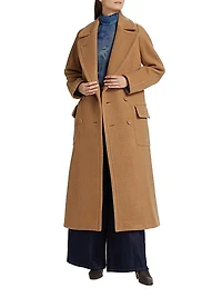 Randia Double-Breasted Wool Coat