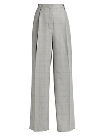 Porter Wide-Leg Wool Pants