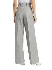 Porter Wide-Leg Wool Pants