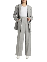 Porter Wide-Leg Wool Pants