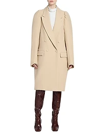 Rinky Double-Breasted Wool Coat