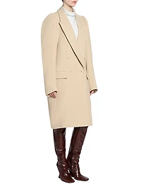 Rinky Double-Breasted Wool Coat