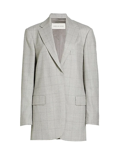 Blur Wool Blazer Jacket