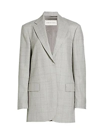 Blur Wool Blazer Jacket