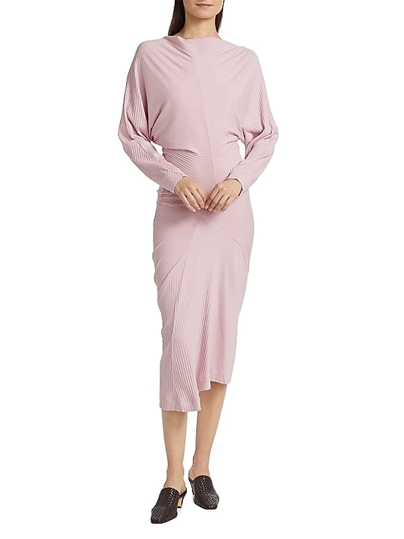 Holdens Rib-Knit Midi-Dress