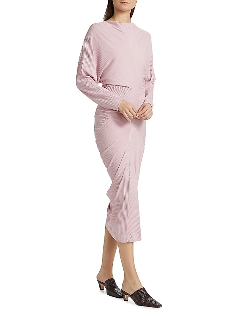 Holdens Rib-Knit Midi-Dress