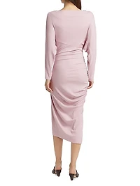 Holdens Rib-Knit Midi-Dress