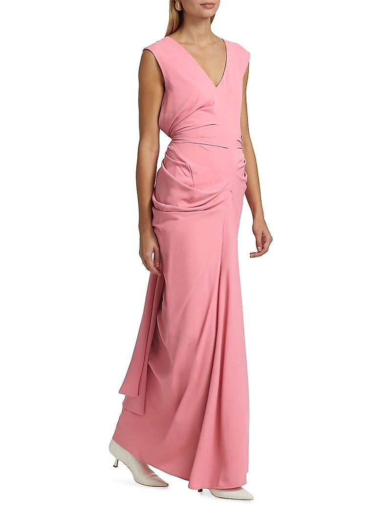 Daring Sash Gown