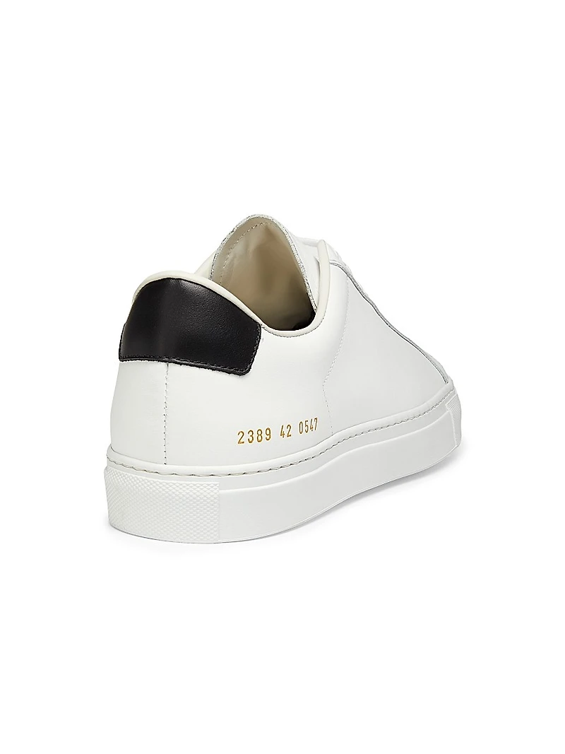 Retro Classic Leather Low-Top Sneakers