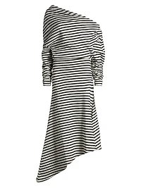 Off-the-Shoulder Asymmetrical Dress