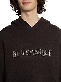 Logo-Embroidered Knit Hoodie