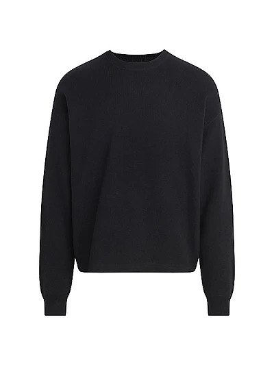 Cotton-Cashmere Crewneck Sweater
