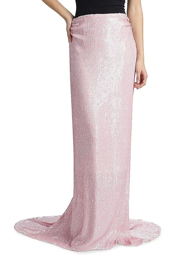 Sequined Maxi Skirt