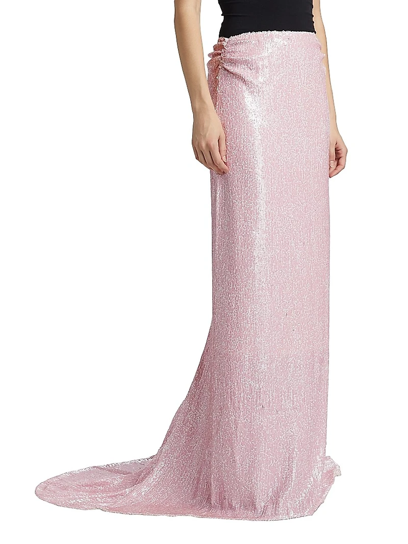 Sequined Maxi Skirt