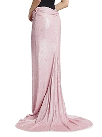 Sequined Maxi Skirt