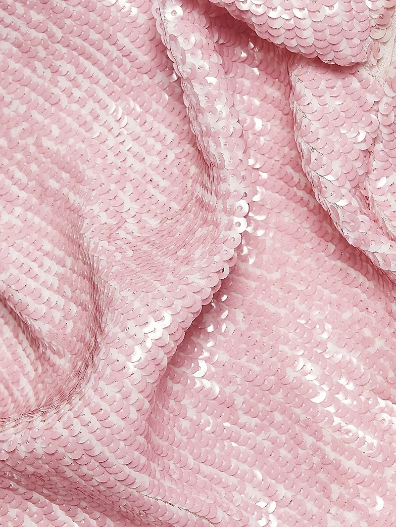 Dare Sequin Draped Gown