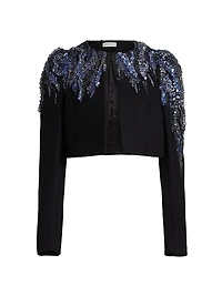 Bea Embellished Wool Jacket