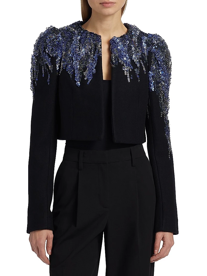 Bea Embellished Wool Jacket