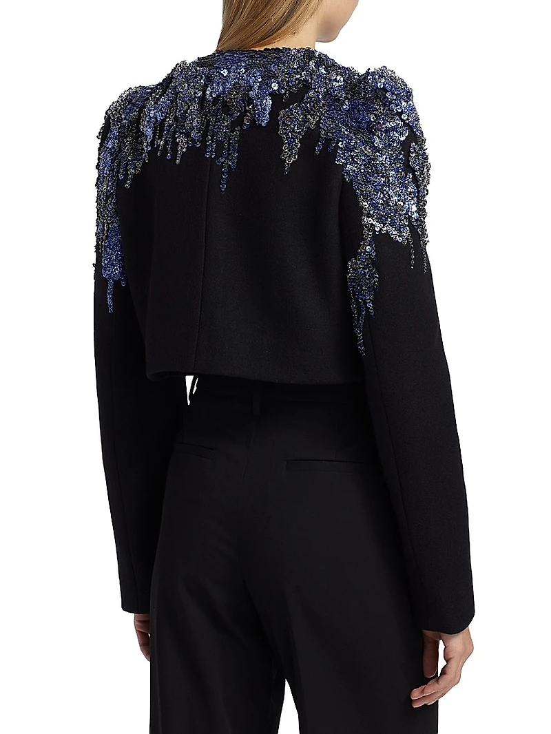Bea Embellished Wool Jacket