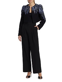 Bea Embellished Wool Jacket