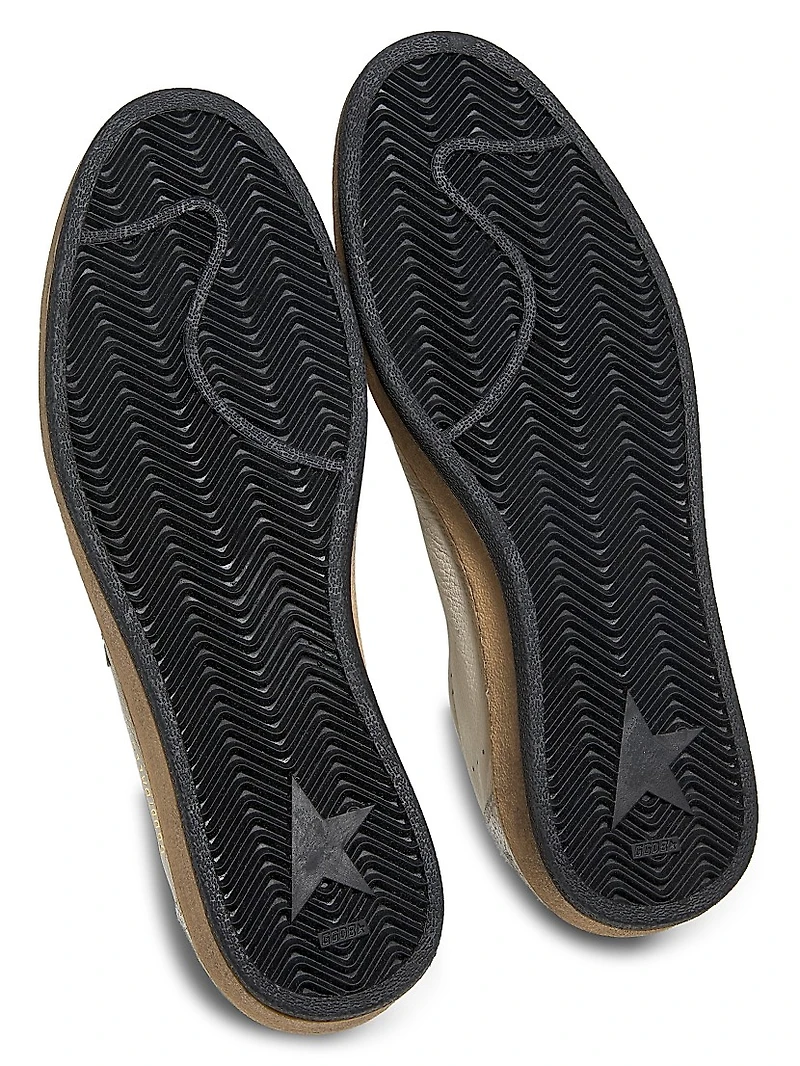 Ballstar Lizard-Print Leather Sneakers