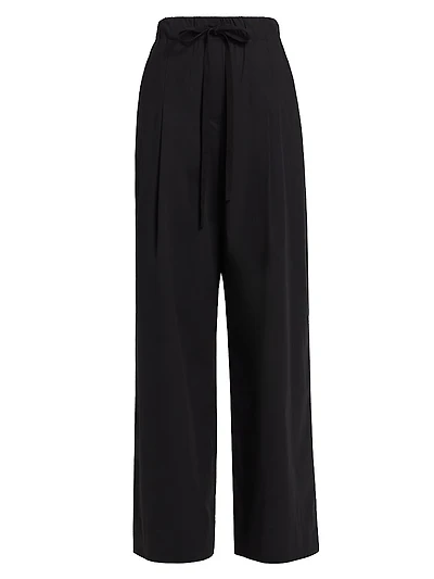 Jones Pleated Bow Pants