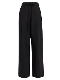 Jones Pleated Bow Pants
